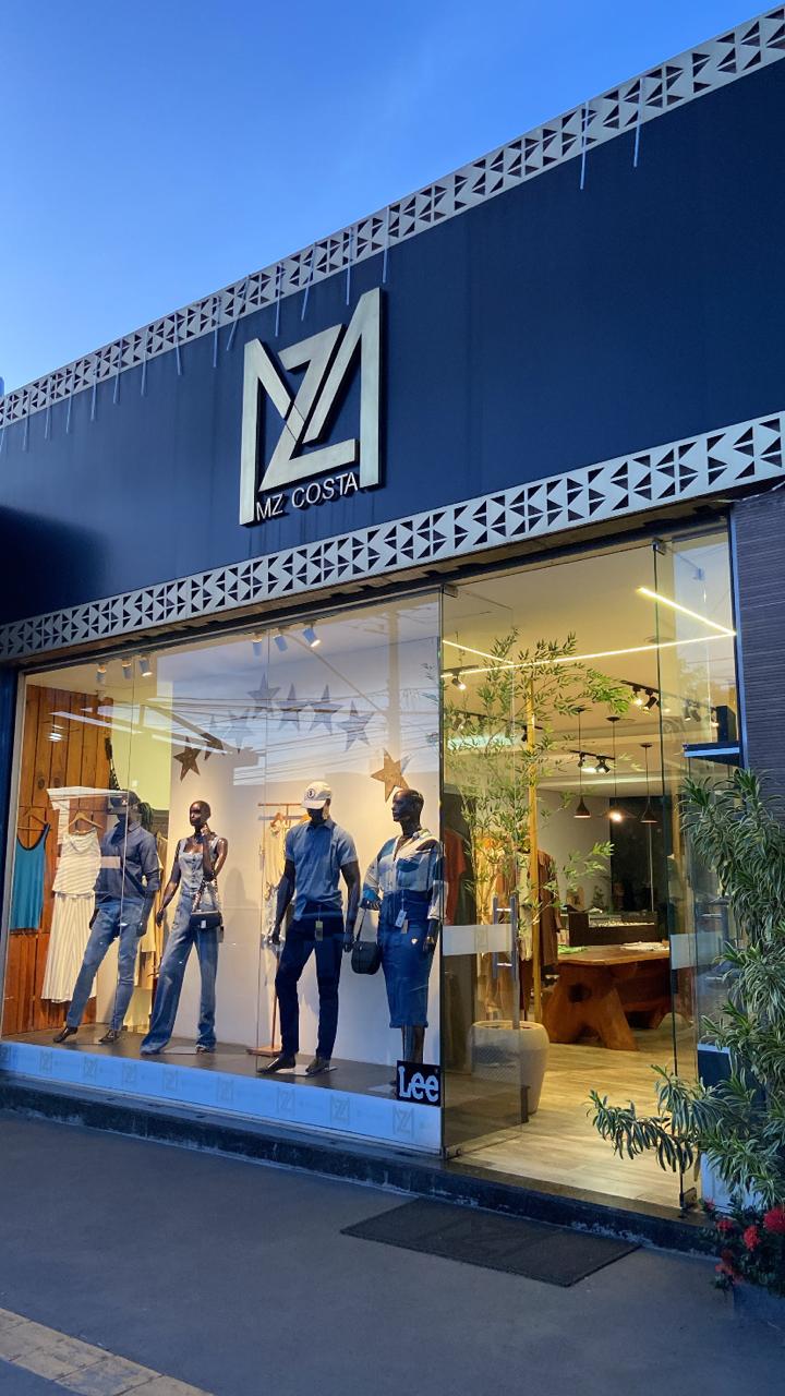 Fachada da loja MZ Costa no Jardim Guanabara